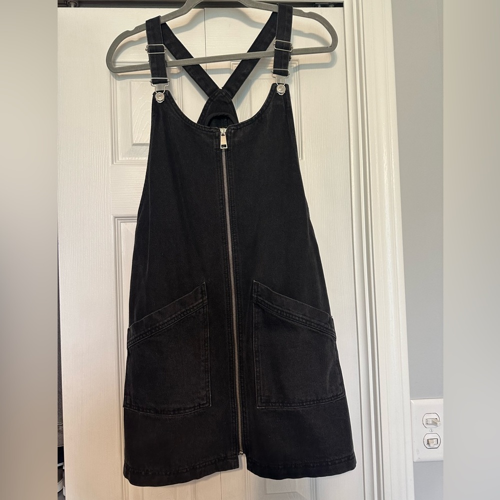 Topshop Moto denim dress - overall style